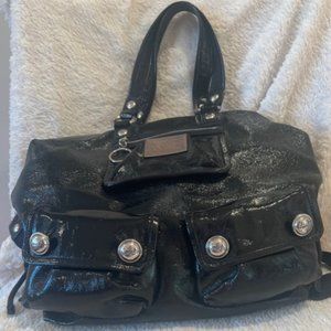 Coach Black Patent Purse